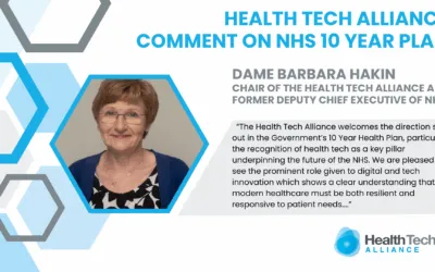 Dame Barbara Hakin’s comment on Government’s 10 year health plan